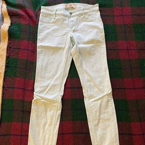 0 regular cropped skinny jeggings/jeans in Teal /sea foam from Hollister Co!